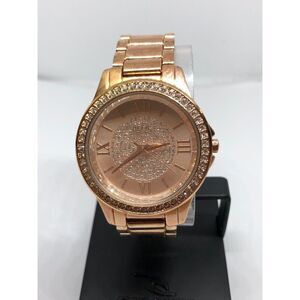 Relic ZR12178 Women's Gold Stainless Steel Analog Rose Dial Quartz Watch RK48